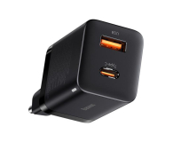 Baseus Ładowarka sieciowa USB-C USB-A 30W PD QC 3.0 - 1194211 - zdjęcie 1